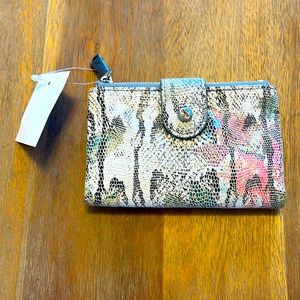 Hobo Lizard Floral Wallet